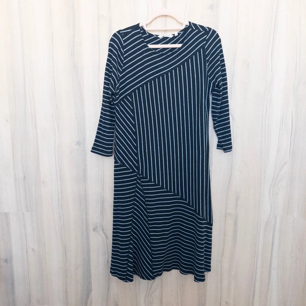Soft Surroundings asymmetrical striped